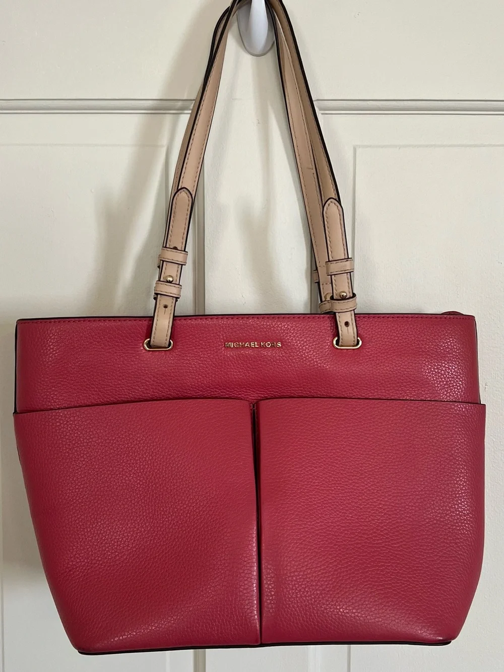 Michael Kors Bedford Pebble Leather Pocket Tote